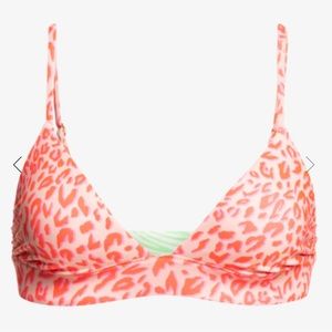 NWT Billabong Lei Low Rev Reversible Triangle Bikini Top
